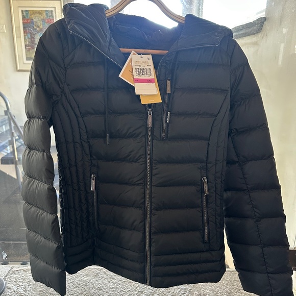 Michael Kors Hooded Puffer Jacket - Picture 2 of 9